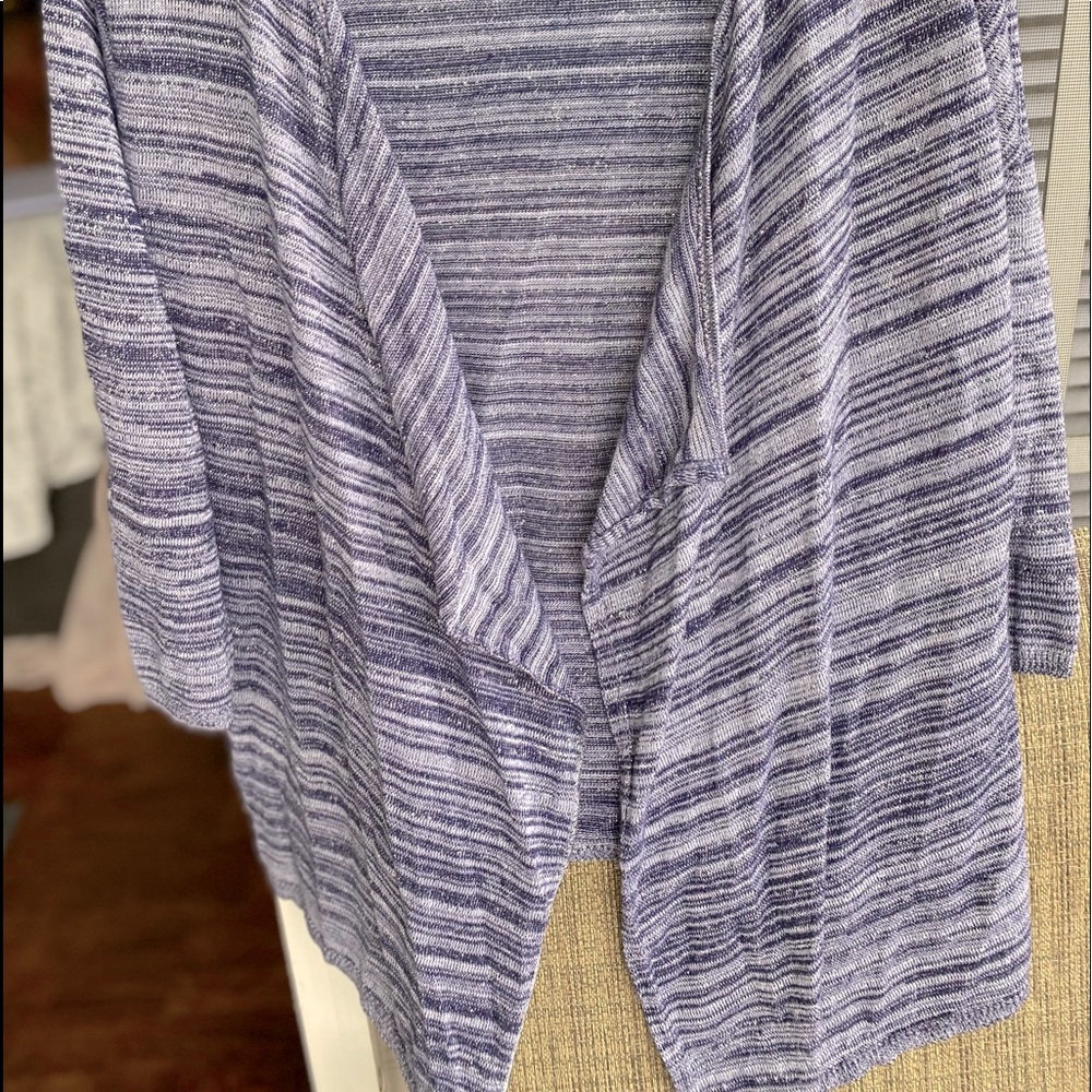 Blue/silver sweater